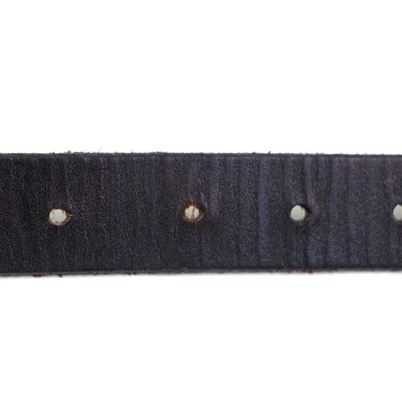 Banana Republic BLACK REAL LEATHER 1 1/8"Wd CASUAL DRESS WOMEN'S BELT Sz L (C73 - Picture 13 of 16